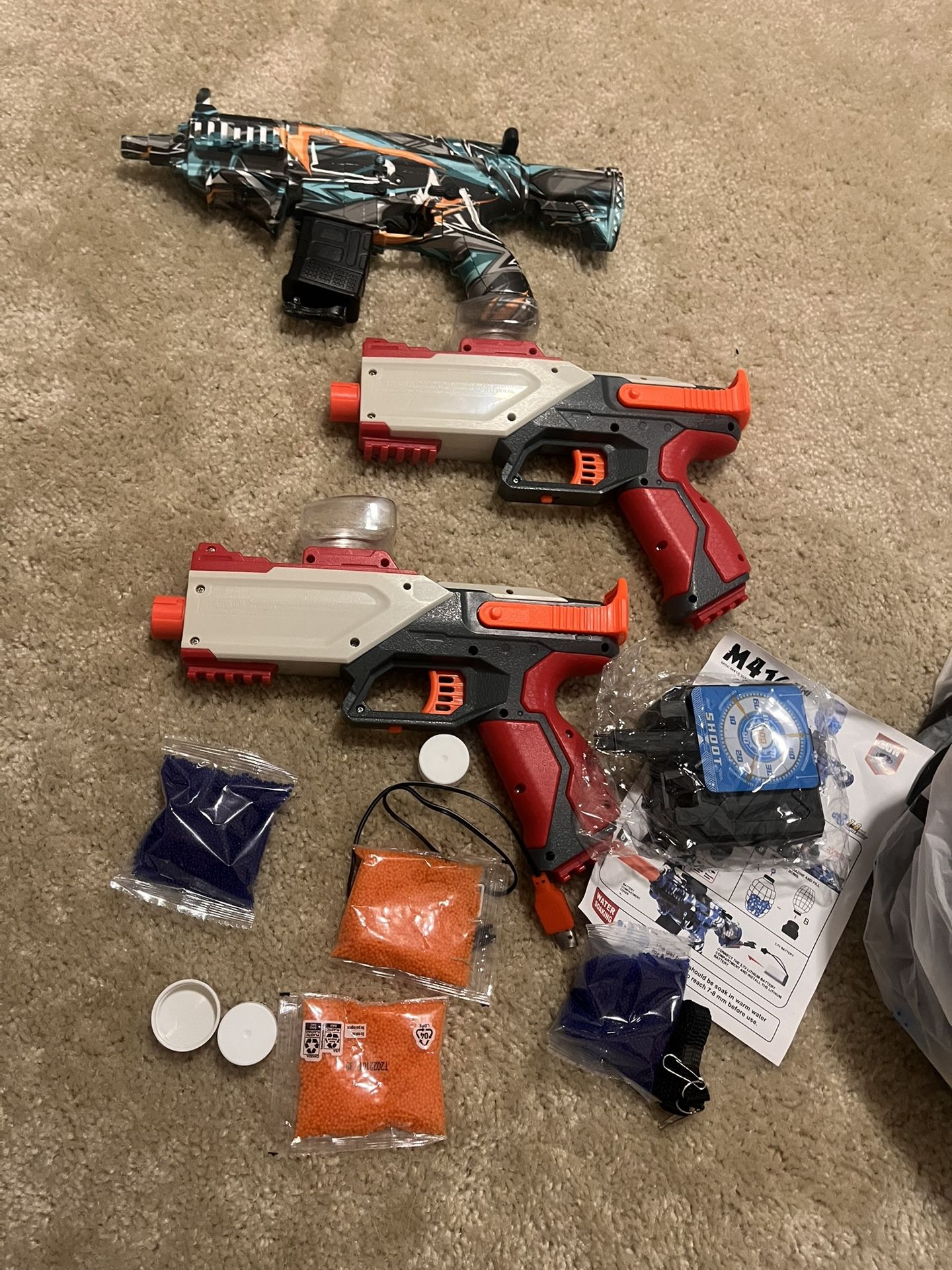 Nerf Gel With Water Bees