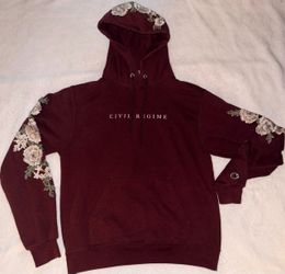 Civil Regime x Champion Floral Embroidered Hoodie