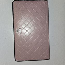 Mauve CHANEL wallet,  Bifold Long