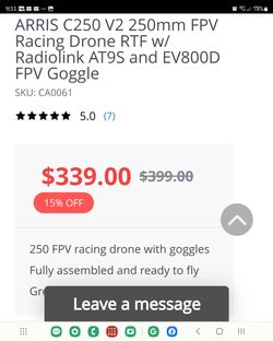 Arris C250 V2 250mm Racing Quadcopter Camo Blue 260 Obo. for Sale