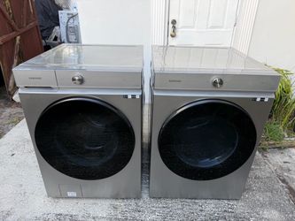 Washer And Dryer Samsung Bespoke SmartThings Matching Set 2023