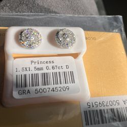 Diamond VVS earrings 