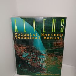 Aliens Colonial Space Marines Technical Manual vintage Book alien franchise 