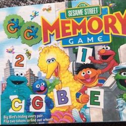 Vintage Sesame Street Memory Game