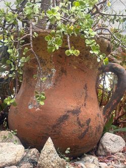 flowerpot  vintage Jar
