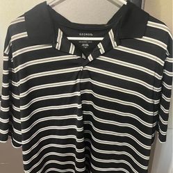 2 Perfect Condition Men’s Black XL Casual Dress Shirts 