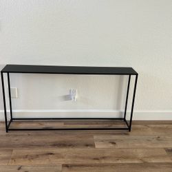 Black Metal Console Table