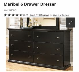 Used 6 Draw Dresser Wooden Dresser