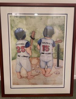 Kenneth Gatewood "On Deck" Edmonds & Salmon Signed American Baseball Art LE 250