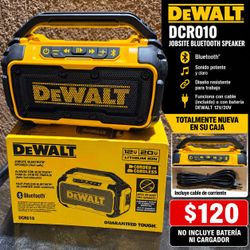 DEWALT DCR010 Bluetooth Speaker – NUEVA