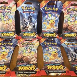 Surging Sparks Sleeved Booster Blister Packs Pokemon TCG
