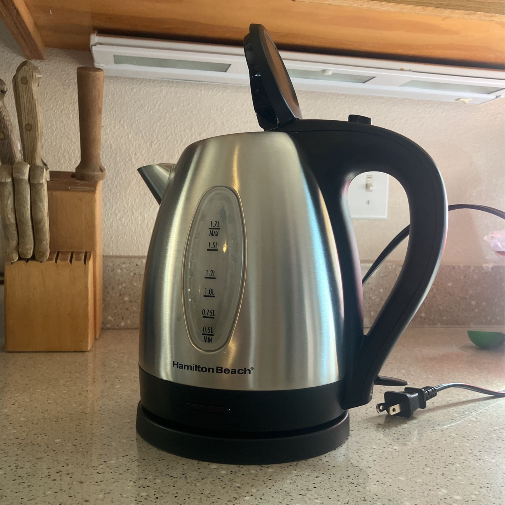 Electric Kettle, Stainless Steel, 1.7 L