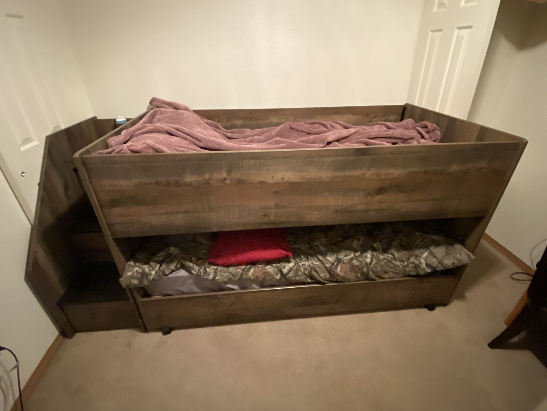 Signature Design By Ashley Trinell Twin Trundle Bed