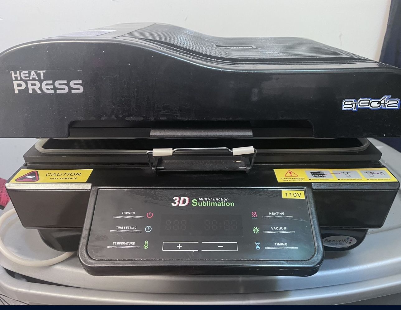 3D Vacuum Heat Press