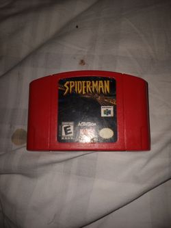 Spiderman For. Nintendo 64. Video Game .