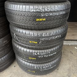 225/60/17 Yokohama 4 Used Tires Installed And Balanced
