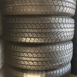 255/70/18 Set Of 4 Tires Goodyear 95% Installed And Balanced Set De 4 Llantas Goodyear Como Nuevas Instaladas Y Balanceadas