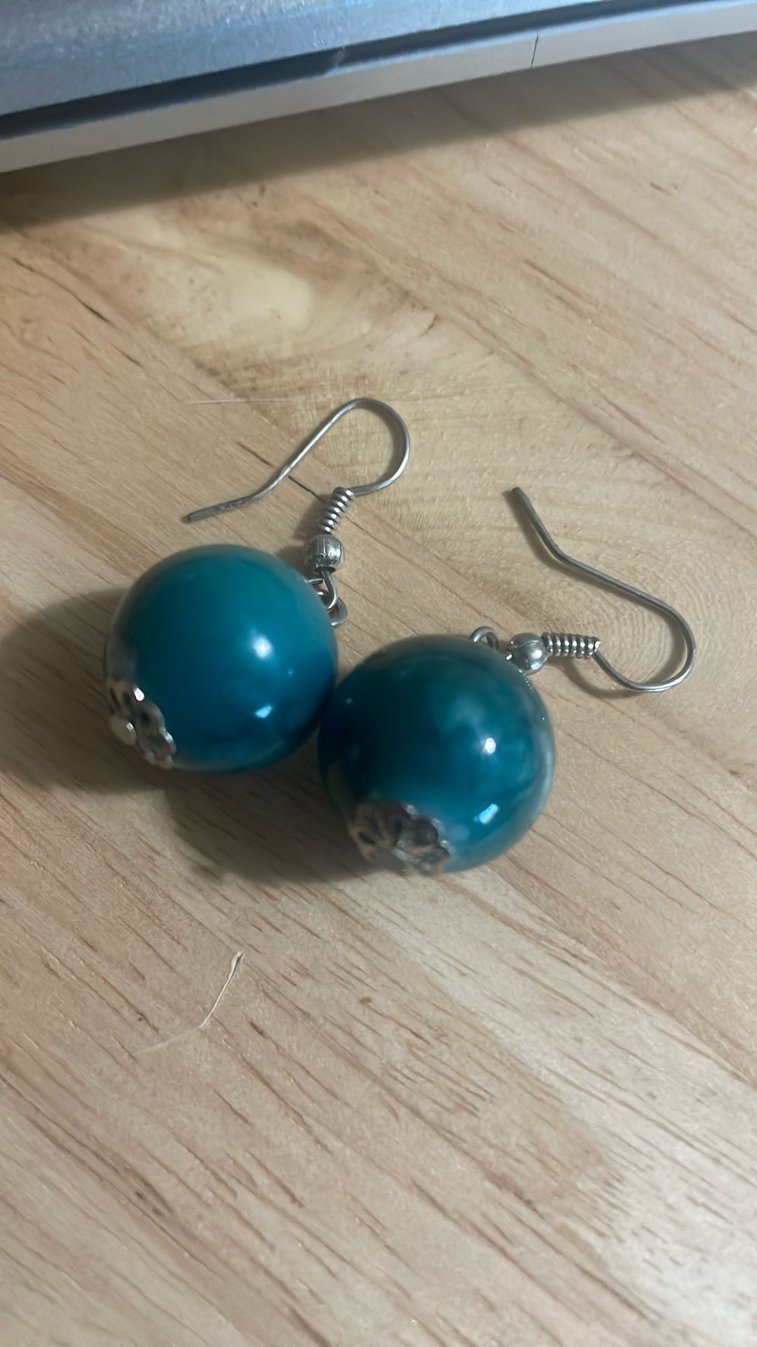 Turquoise Brad Earrings