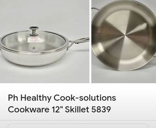 Healthy Cook-solutions Cookware 12" Skillet 5839

