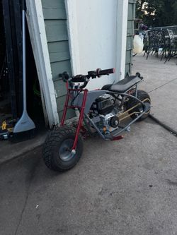 Stretched mini bike