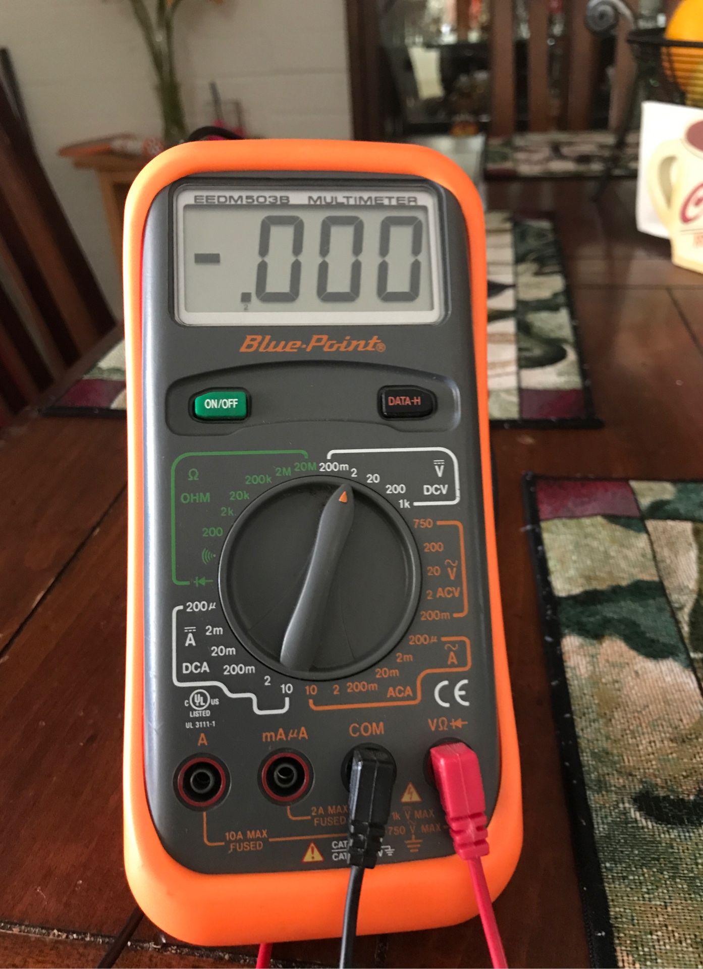 BLUE POINT MULTIMETER MADE IT BY SNAP ON