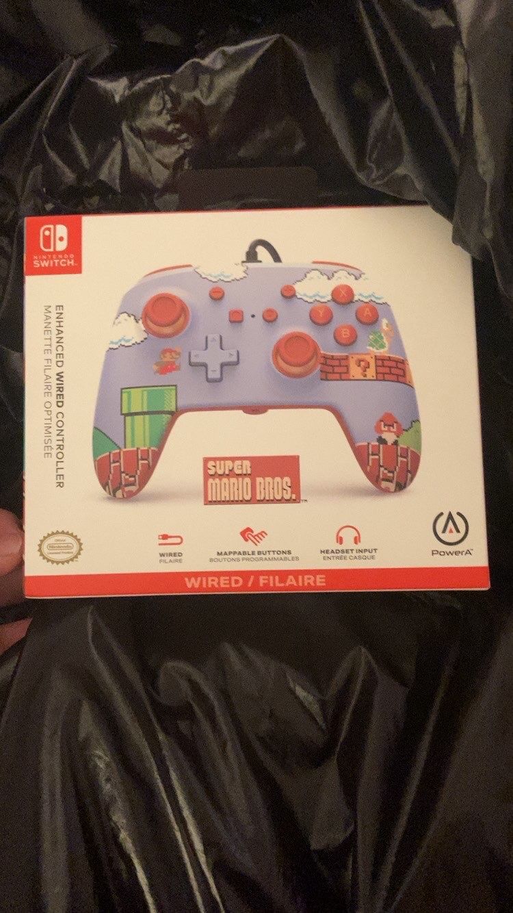 Unopened Wired Nintendo Switch Controller