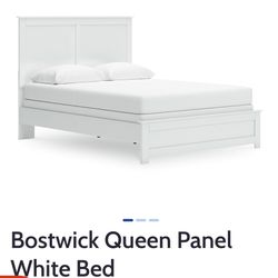 Queen Size Bedframe With Box Spring 