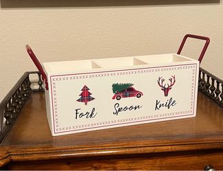 Christmas Flatware Holder