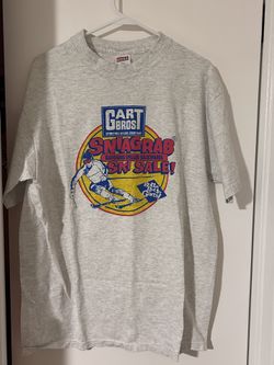 Vintage Gart Bros Sporting Goods Company 1992 38th SNIAGRAB Ski Sale! T-Shirt L