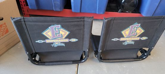 Bleacher seats with back