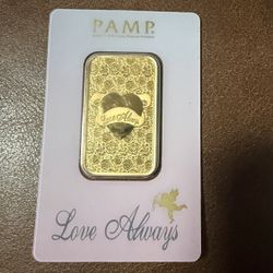Pamp Suisse 1oz Gold Bar 