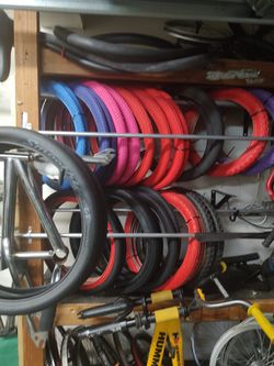 BMX TIRES 16" 20" RACE FREESTYLE RAMP COLORS New and used available