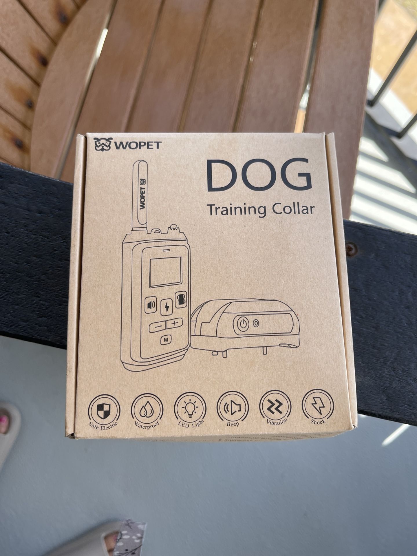 Dog training collar