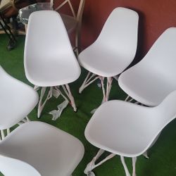 White Office Or Dining Chairs 