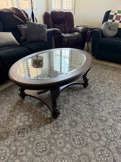 Coffee table and matching end table