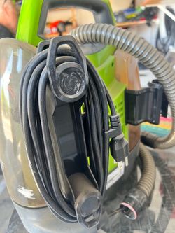 Green Electric Steam Cleaner with Hose