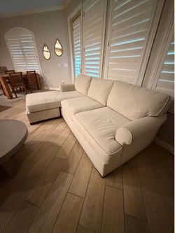 Sectional couch - Crate & Barrell