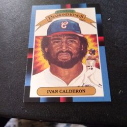 1988 Diamond Kings Ivan Calderon Baseball Card