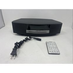 Bose Wave Music System CD Player Clock Radio W/ Remote Tested Works Model AWRCC1