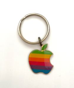 Vintage Apple Computer Keychain