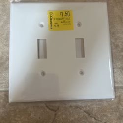 Light Switch Cover Double Toggle 