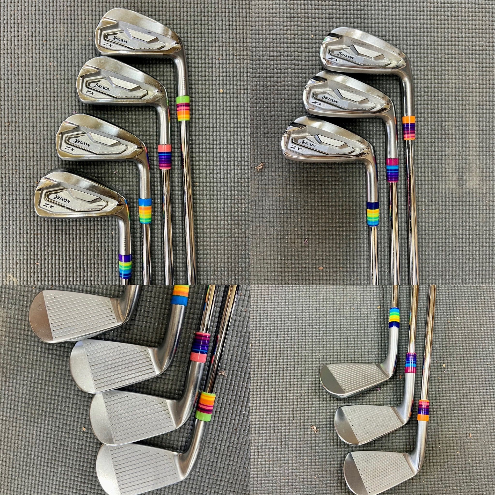 Custom Srixon ZX5 MKII Iron Set (4-PW) w/BB&FCO Ferrules And