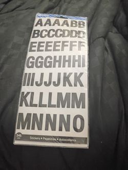 ABC stickers