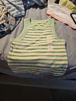 Old navy green tank top