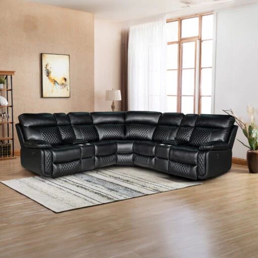 New Luxury Power Recliner Sectional Couch / Free Delivery