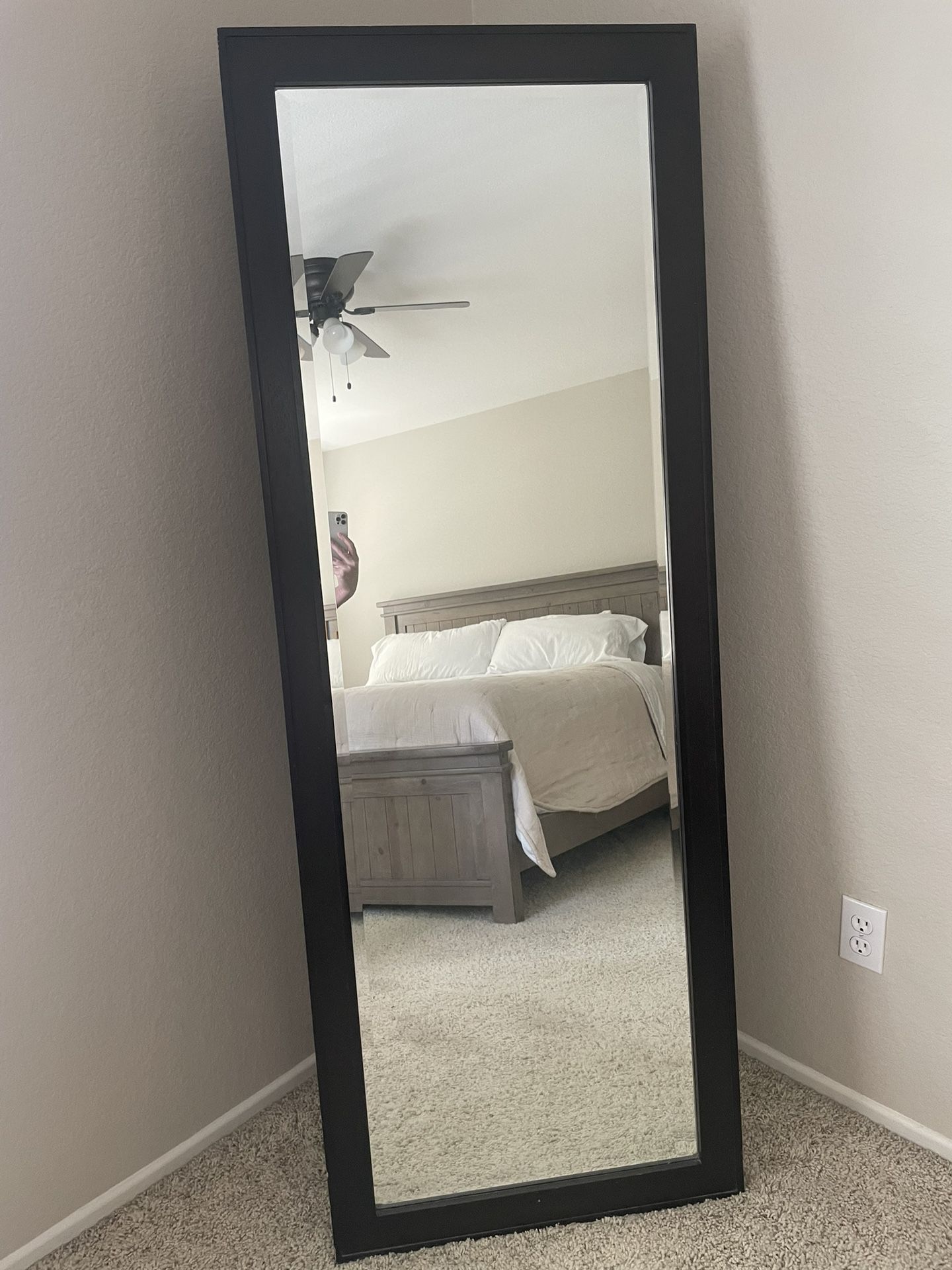 Pottery Barn Mirror Wooden Brown 