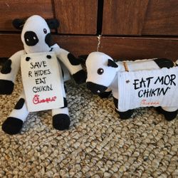 Chick Fil A Cow Plushs