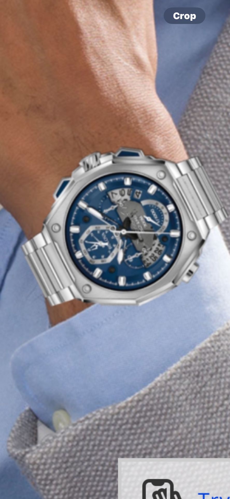 Men’s Bulova Precisionist Stainless Still Watch