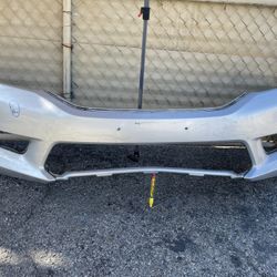 2013-2015 HONDA ACCORD SEDAN FRONT BUMPER COVER OEM 
