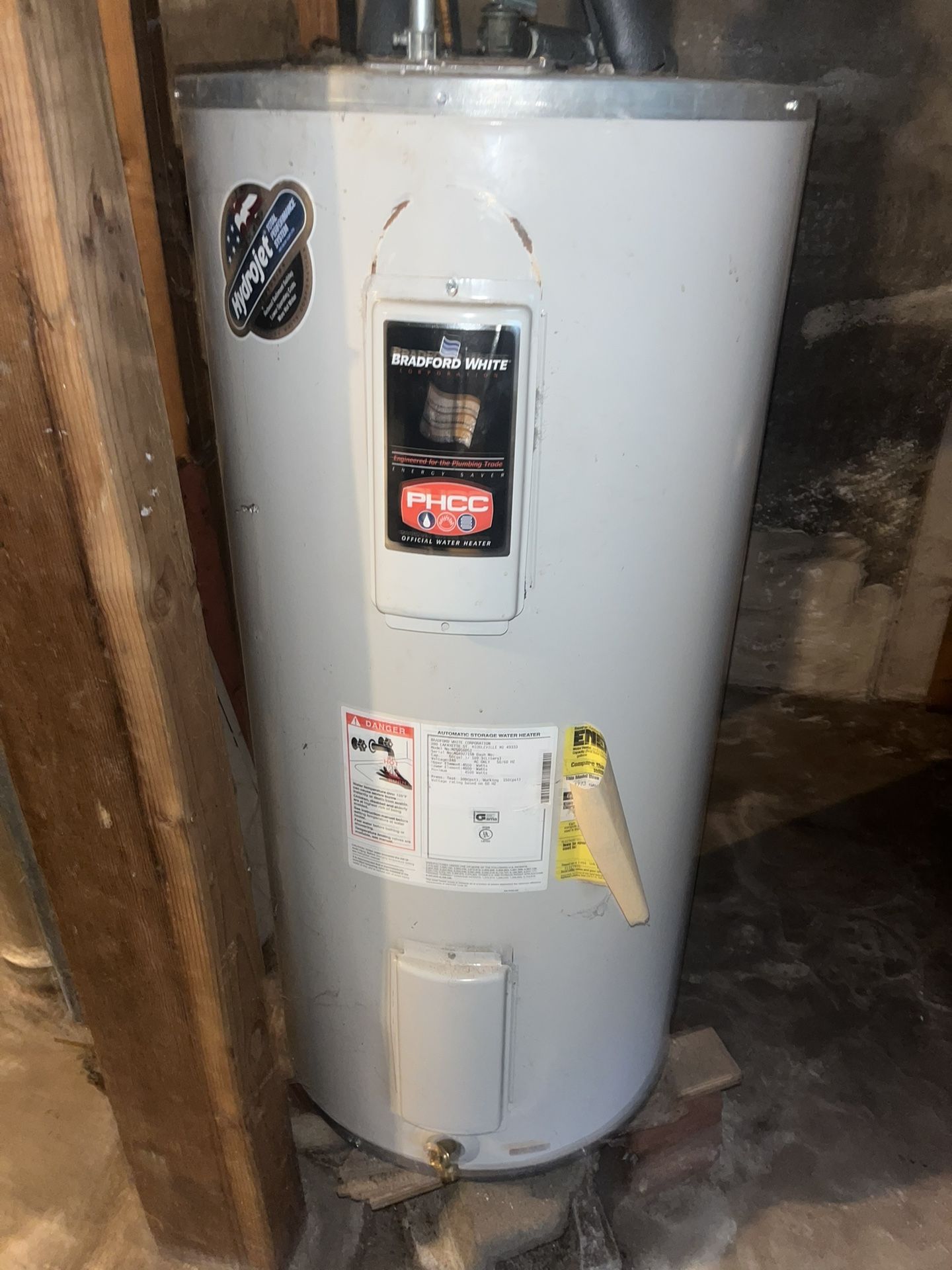 Bradford White Water Heater 67 Gal